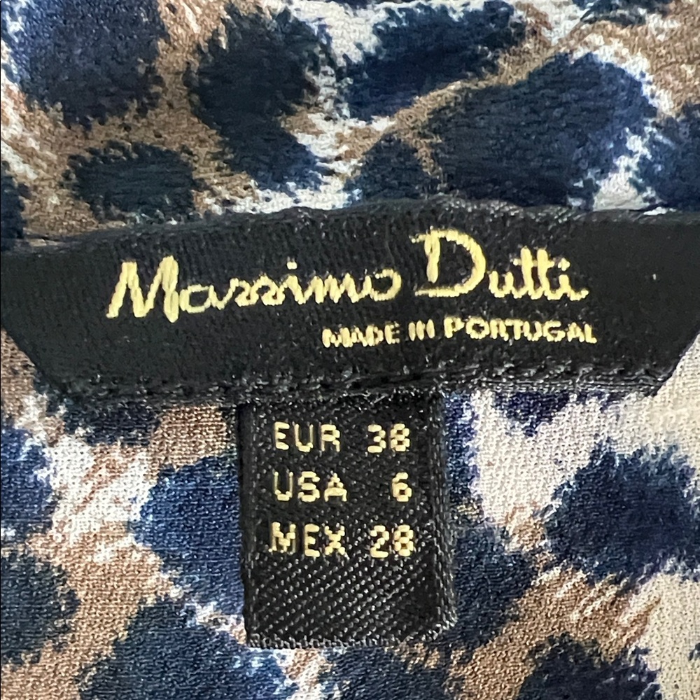 Massimo Dutti Leopard Print Button Down Shirt - image 4